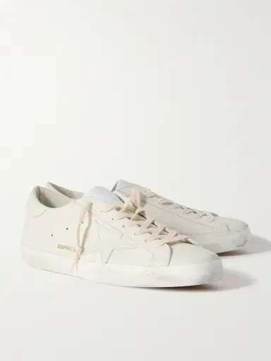 Golden Goose Super-Star Distressed Leather Sneakers - Men | Thumbnail 4 Golden Goose Super-Star Distressed Leather Sneakers - Men | Thumbnail 4