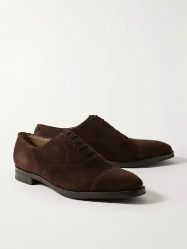 John Lobb City II Cap-Toe Suede Oxford Shoes - Men | Thumbnail 5 John Lobb City II Cap-Toe Suede Oxford Shoes - Men | Thumbnail 5