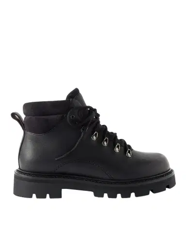 Loro Piana Beinn Walk Shearling-Lined Leather and Padded Suede Boots - Men | Thumbnail 1