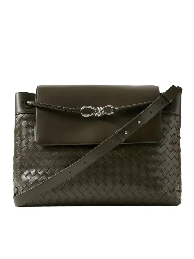 Aven Intrecciato Leather Tote Bag - Men