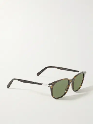 DIOR Eyewear DiorBlackSuit S12I Square-Frame Tortoiseshell Acetate Sunglasses - Men | Thumbnail 4
