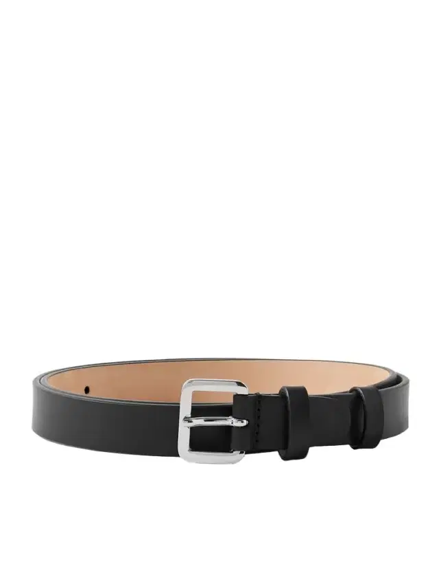 MR P. 2.5cm Leather Belt - Men