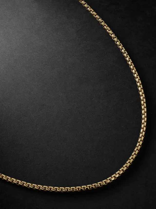 18-Karat Gold Chain Necklace - Men