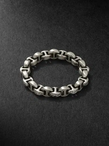 Hoorsenbuhs Strut Sterling Silver Diamond Ring - Men | Thumbnail 3 Hoorsenbuhs Strut Sterling Silver Diamond Ring - Men | Thumbnail 3