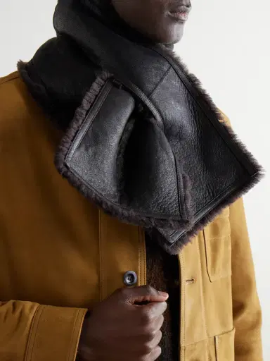 MR P. Shearling Scarf - Men | Thumbnail 2