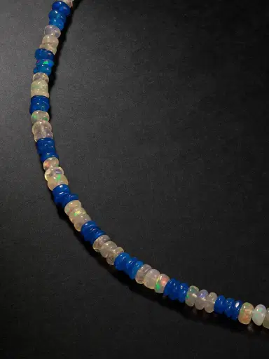 JIA JIA Gold Opal Beaded Necklace - Men | Thumbnail 4 JIA JIA Gold Opal Beaded Necklace - Men | Thumbnail 4