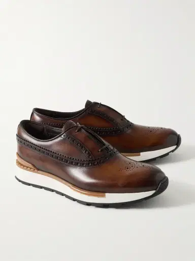 Berluti Fast Track Venezia Leather Sneakers - Men | Thumbnail 4 Berluti Fast Track Venezia Leather Sneakers - Men | Thumbnail 4