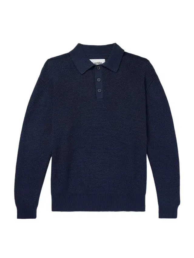 Ribbed Organic Mercerised Cotton Polo Shirt - Men