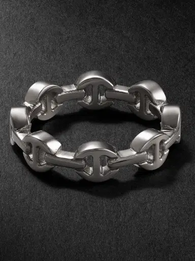 Hoorsenbuhs Dame Tri-Link 18-Karat White Gold Ring - Men | Thumbnail 3 Hoorsenbuhs Dame Tri-Link 18-Karat White Gold Ring - Men | Thumbnail 3