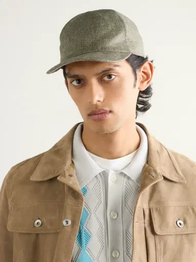 Loro Piana Logo-Embroidered Linen Baseball Cap - Men | Thumbnail 2