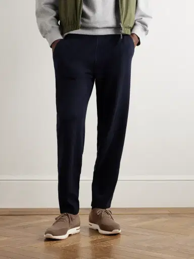 Loro Piana 360 Flexy Walk Leather-Trimmed Wish® Wool Sneakers - Men | Thumbnail 2 Loro Piana 360 Flexy Walk Leather-Trimmed Wish® Wool Sneakers - Men | Thumbnail 2