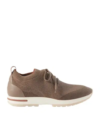 Loro Piana 360 Flexy Walk Leather-Trimmed Wish® Wool Sneakers - Men | Thumbnail 1 Loro Piana 360 Flexy Walk Leather-Trimmed Wish® Wool Sneakers - Men | Thumbnail 1