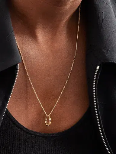 Hoorsenbuhs Dame Tri-Link 18-Karat Gold Pendant - Men | Thumbnail 2 Hoorsenbuhs Dame Tri-Link 18-Karat Gold Pendant - Men | Thumbnail 2