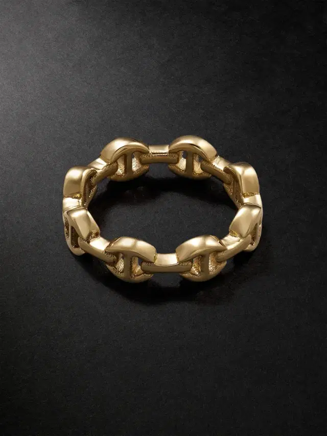 Dame Tri-Link 18-Karat Gold Pendant - Men