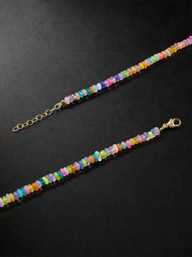 JIA JIA Gold Opal Beaded Necklace - Men | Thumbnail 3 JIA JIA Gold Opal Beaded Necklace - Men | Thumbnail 3