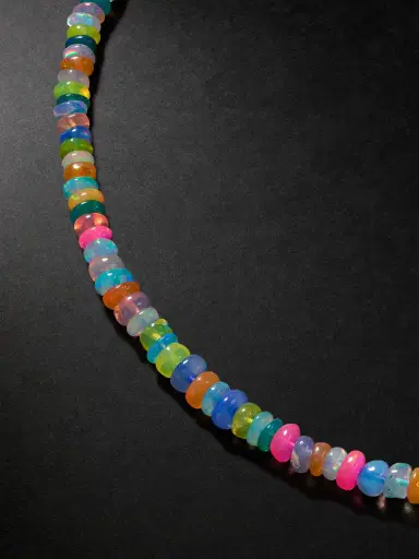 JIA JIA Gold Opal Beaded Necklace - Men | Thumbnail 4 JIA JIA Gold Opal Beaded Necklace - Men | Thumbnail 4
