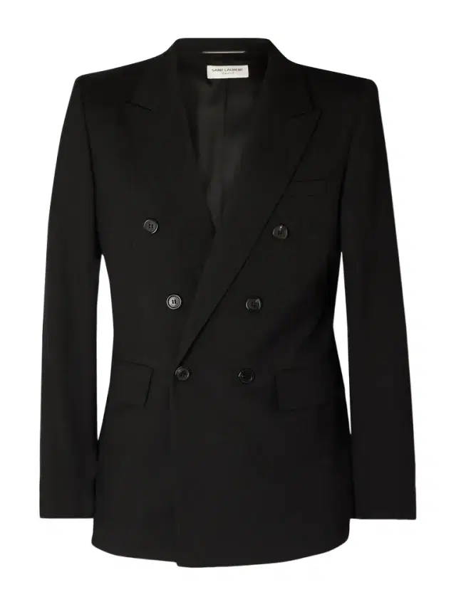 Double-Breasted Wool-Gabardine Blazer - Men