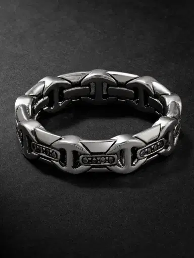 Hoorsenbuhs Wall Dame Sterling Silver Diamond Ring - Men | Thumbnail 3 Hoorsenbuhs Wall Dame Sterling Silver Diamond Ring - Men | Thumbnail 3