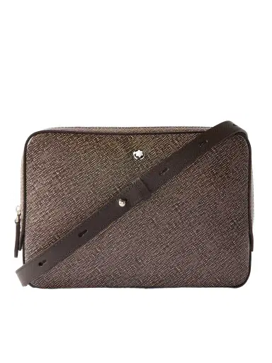 Montblanc Cross-Grain Leather Messenger Bag - Men | Thumbnail 1 Montblanc Cross-Grain Leather Messenger Bag - Men | Thumbnail 1