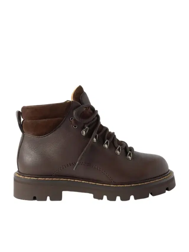 Loro Piana Beinn Walk Shearling-Lined Leather and Padded Suede Boots - Men
