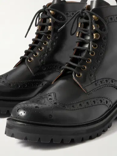 Grenson Fred Leather Brogue Boots - Men | Thumbnail 6 Grenson Fred Leather Brogue Boots - Men | Thumbnail 6