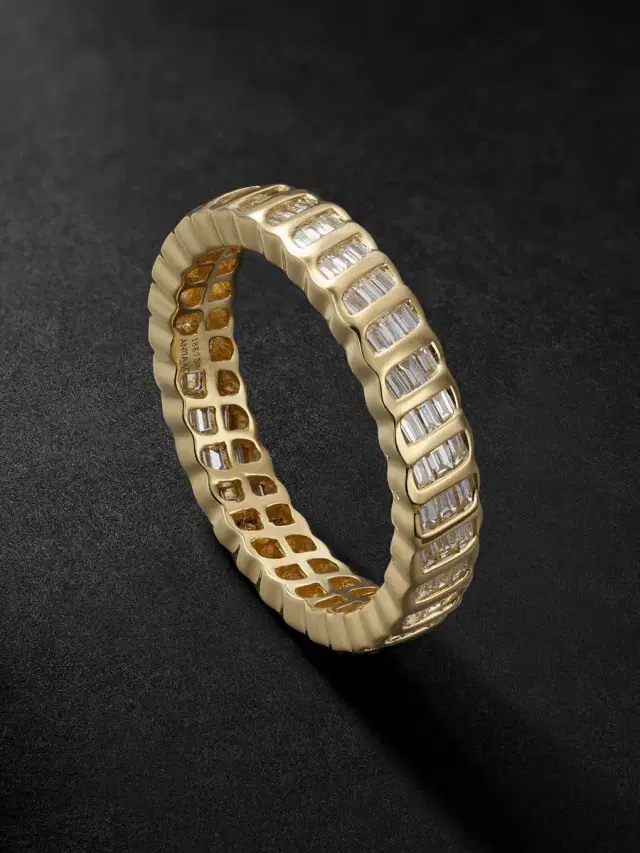 Zoe 18-Karat Gold Diamond Ring - Men