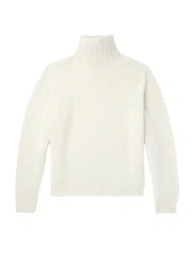 Loro Piana Corno Bianco Cashmere Rollneck Sweater - Men | Thumbnail 1
