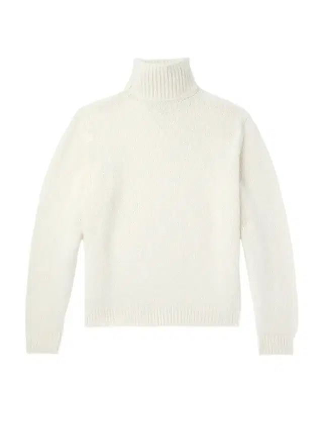 Loro Piana Corno Bianco Cashmere Rollneck Sweater - Men