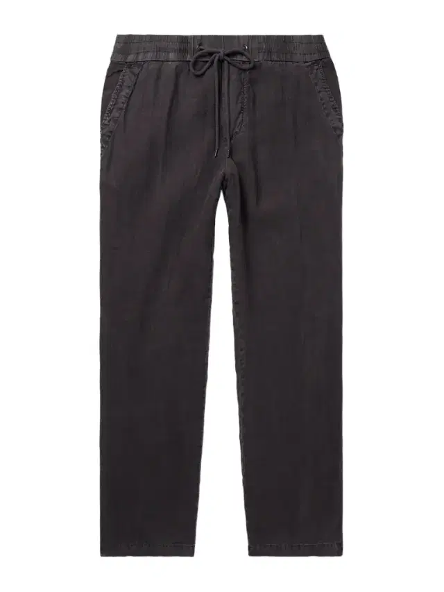 Straight-Leg Garment-Dyed Linen Drawstring Trousers - Men