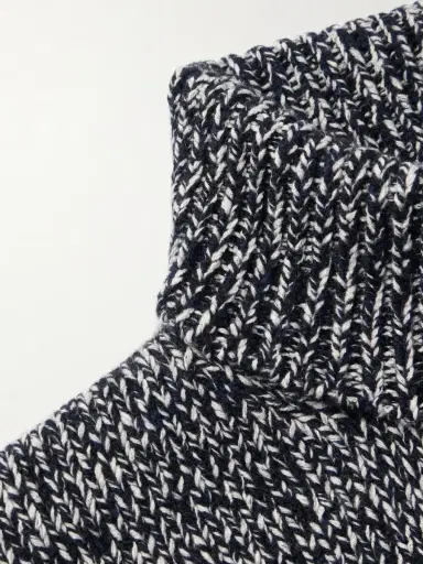 Loro Piana Alagana Cashmere-Blend Rollneck Sweater - Men | Thumbnail 4