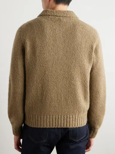 Loro Piana Folecchio Cashmere and Silk-Blend Half-Zip Sweater - Men | Thumbnail 3 Loro Piana Folecchio Cashmere and Silk-Blend Half-Zip Sweater - Men | Thumbnail 3