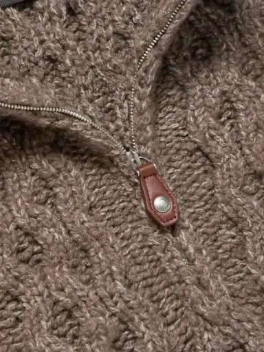 Loro Piana Cable-Knit Cashmere Half-Zip Sweater - Men | Thumbnail 5 Loro Piana Cable-Knit Cashmere Half-Zip Sweater - Men | Thumbnail 5