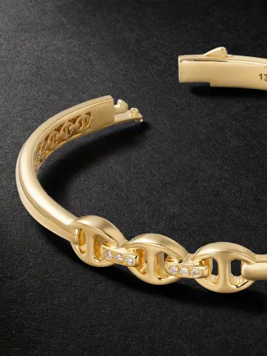 Hoorsenbuhs Sirkel 18-Karat Gold Diamond Bracelet - Men | Thumbnail 4 Hoorsenbuhs Sirkel 18-Karat Gold Diamond Bracelet - Men | Thumbnail 4