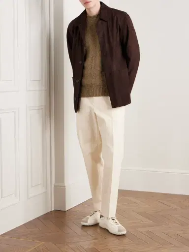 Loro Piana Folecchio Cashmere and Silk-Blend Sweater - Men | Thumbnail 2 Loro Piana Folecchio Cashmere and Silk-Blend Sweater - Men | Thumbnail 2