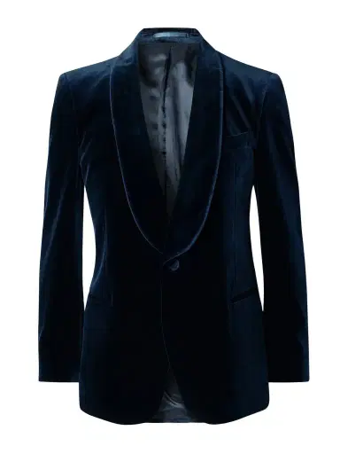 MR P. Slim-Fit Shawl-Collar Cotton-Velvet Tuxedo Jacket - Men | Thumbnail 1
