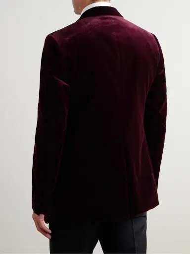MR P. Slim-Fit Shawl-Collar Cotton-Velvet Tuxedo Jacket - Men | Thumbnail 3 MR P. Slim-Fit Shawl-Collar Cotton-Velvet Tuxedo Jacket - Men | Thumbnail 3