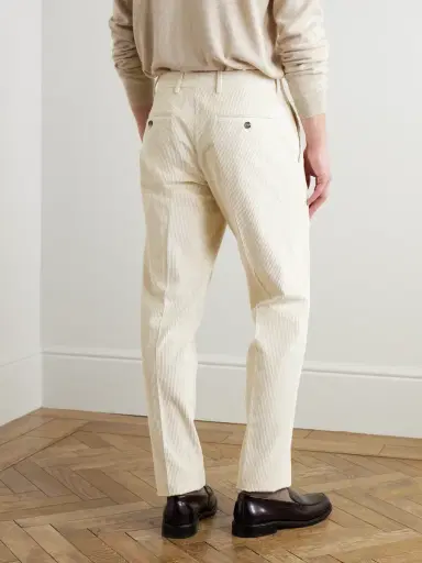 Loro Piana Jarno Straight-Leg Cotton-Corduroy Trousers - Men | Thumbnail 4 Loro Piana Jarno Straight-Leg Cotton-Corduroy Trousers - Men | Thumbnail 4