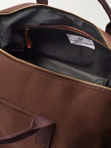 Bennett Winch Weekender Leather-Trimmed Cotton-Canvas Holdall - Men | Thumbnail 5 Bennett Winch Weekender Leather-Trimmed Cotton-Canvas Holdall - Men | Thumbnail 5