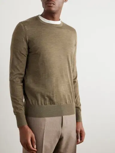 Loro Piana Wish® Virgin Wool Sweater - Men | Thumbnail 3 Loro Piana Wish® Virgin Wool Sweater - Men | Thumbnail 3