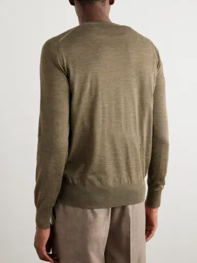 Loro Piana Wish® Virgin Wool Sweater - Men | Thumbnail 4 Loro Piana Wish® Virgin Wool Sweater - Men | Thumbnail 4