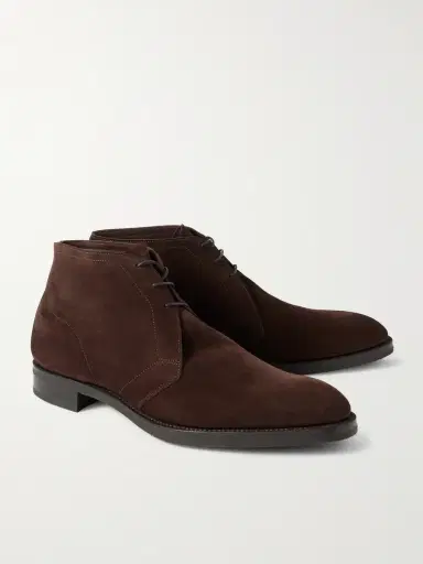 Edward Green Shanklin Suede Chukka Boots - Men | Thumbnail 4 Edward Green Shanklin Suede Chukka Boots - Men | Thumbnail 4