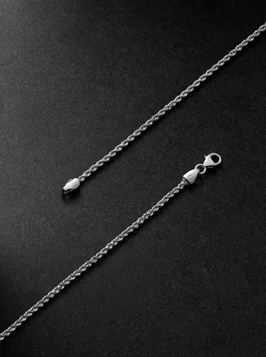 Alex Moss New York 20-Inch 14-Karat White Gold Rope Chain Necklace - Men | Thumbnail 3 Alex Moss New York 20-Inch 14-Karat White Gold Rope Chain Necklace - Men | Thumbnail 3