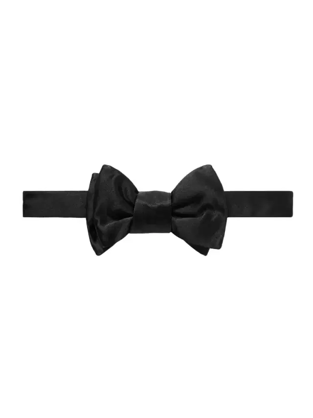 Charvet Pre-Tied Silk-Satin Bow Tie - Men