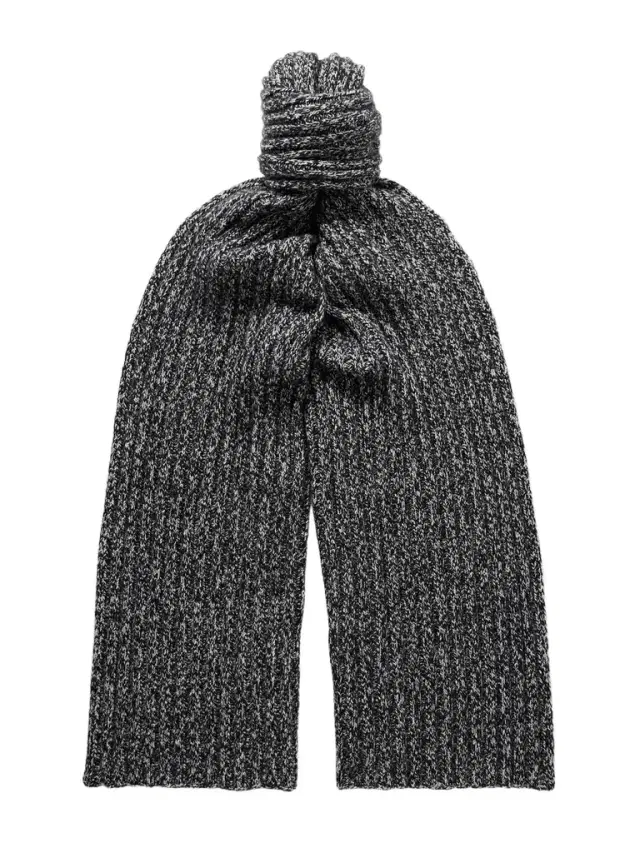 Loro Piana Alagna Ribbed Cashmere-Blend Scarf - Men