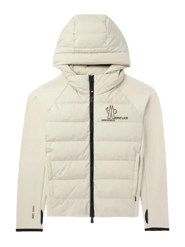 Moncler Grenoble Logo-Print Quilted Shell and Stretch-Jersey Hooded Down Jacket - Men