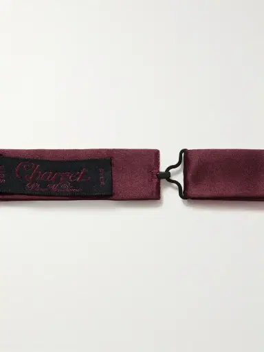 Charvet Pre-Tied Silk-Satin Bow Tie - Men | Thumbnail 3 Charvet Pre-Tied Silk-Satin Bow Tie - Men | Thumbnail 3