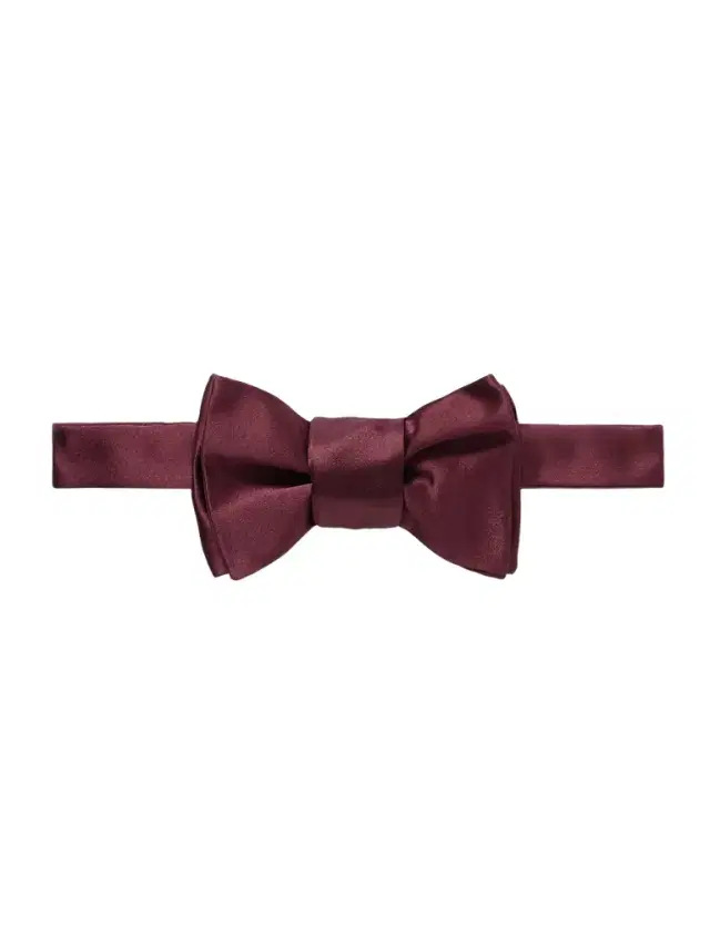 Charvet Pre-Tied Silk-Satin Bow Tie - Men