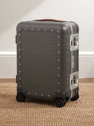 FPM Milano Bank Spinner 55cm Rubber-Trimmed Aluminum Suitcase - Men | Thumbnail 1 FPM Milano Bank Spinner 55cm Rubber-Trimmed Aluminum Suitcase - Men | Thumbnail 1