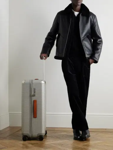 FPM Milano Bank Zip Deluxe 76cm Leather-Trimmed Polycarbonate Spinner Suitcase - Men | Thumbnail 2 FPM Milano Bank Zip Deluxe 76cm Leather-Trimmed Polycarbonate Spinner Suitcase - Men | Thumbnail 2