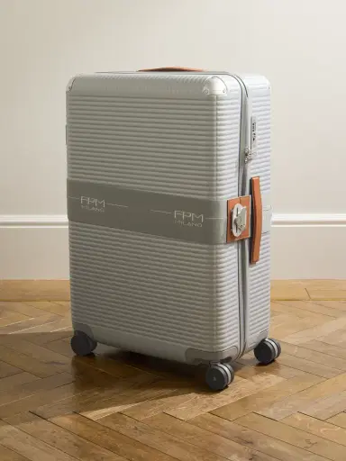 FPM Milano Bank Zip Deluxe 76cm Leather-Trimmed Polycarbonate Spinner Suitcase - Men | Thumbnail 1 FPM Milano Bank Zip Deluxe 76cm Leather-Trimmed Polycarbonate Spinner Suitcase - Men | Thumbnail 1